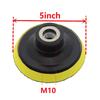 1-3Set 3-7inch Backing Pad M10 M14 Sanding Holder Disc Hook and Loop Polishing Backer Plate Drill Rod for Polisher Grinding Tool