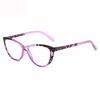 Unisex Ultralight Anti Blue Light Presbyopia Glasses Trends Cat Eye Reading Glasses HD Far Sight Eyeglasses with Plus Diopters