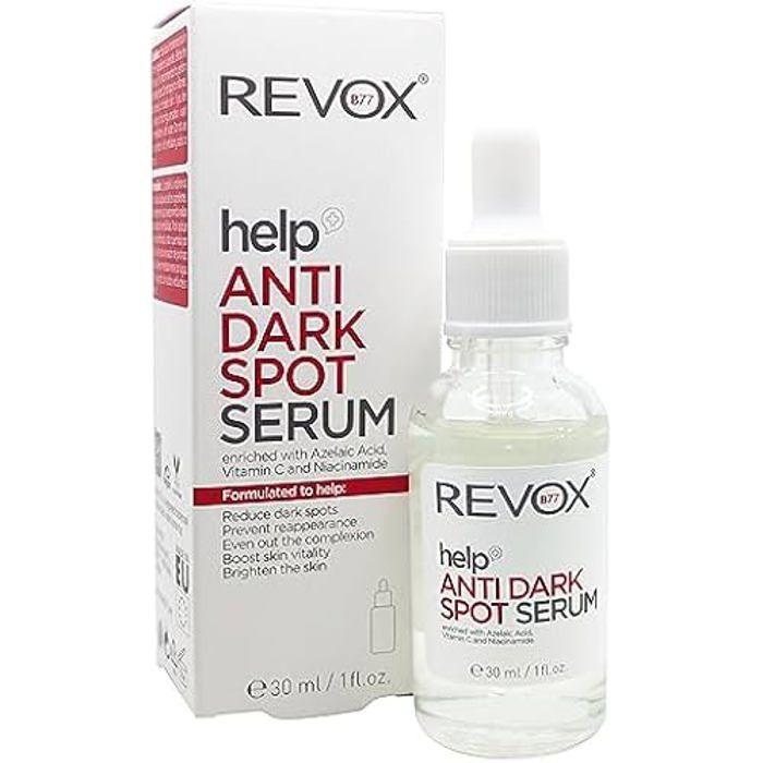Sérum Anti Taches - REVOX - HELP - 30 ml - Sans Parabène - Pour Tous Types de Peau