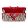Gucci Torebka Tote z Nadrukiem Niedźwiedzia GG Supreme Torebki Tote dla Dzieci Beżowy Niebieski Czerwony 605614-FAER7-8457