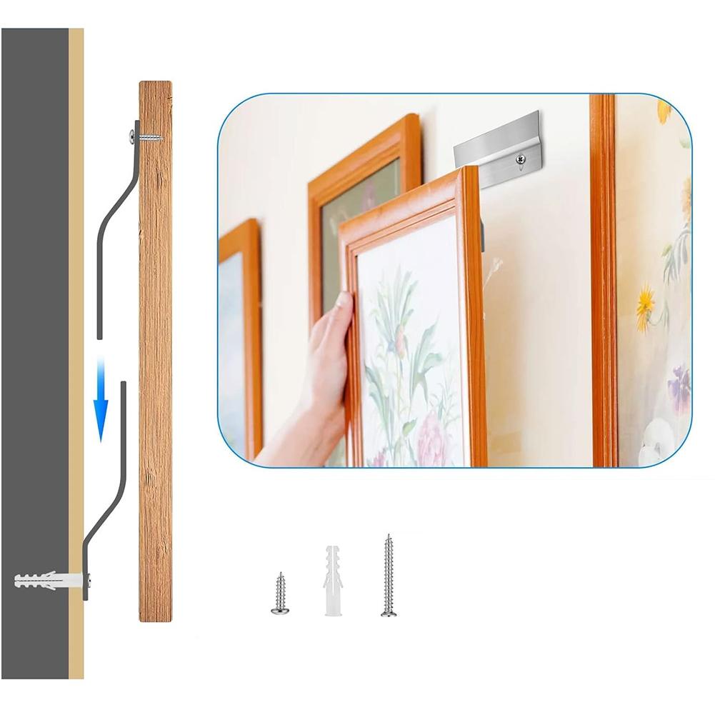 For Art Display 11x5x2cm Heavy-duty Picture Hangers Picture Hanging Kit Expansion Anchors Quick Installation Process