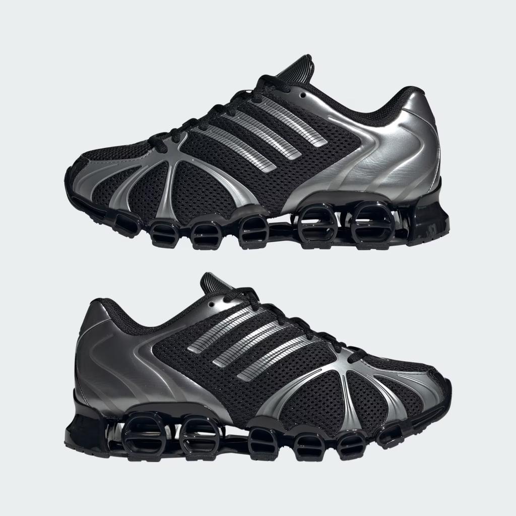 JQ0553 adidas Mega Ghostride Preto Essencial Metálico de Ferro (mulheres)