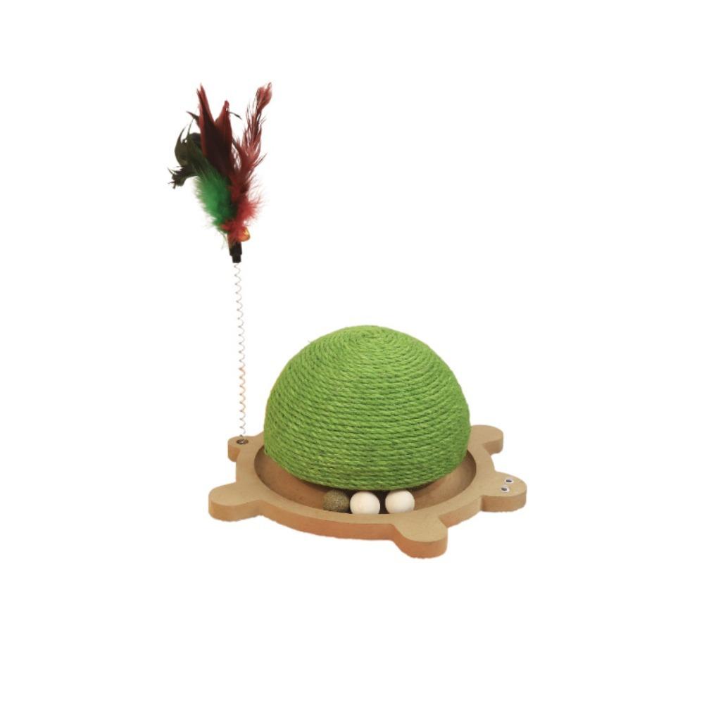 

Grinding Claws Sisal Cat Scratching Ball Wear-Resistant Cat Scratch Pad Relieve Boredom зелёный