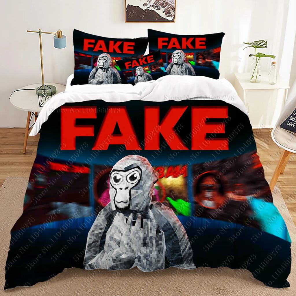 Gorilla Tag 3D Bedding Sets Print Duvet Cover Adults/ Children Bed Comforter Birthday Gift Dropshipping