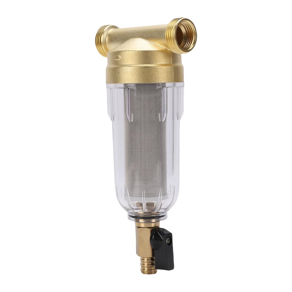 Whole House Sediment Water Filter Spinning Type Backwash Pre Filter for Washing Machine G3 4 Male G1 2 Female Thread