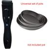 Removable Universal Pot and Pan Handle Grip - Detachable Scald-Proof Bakelite Replacement for Cookware