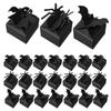 Scary 3D Halloween Treat Box Practical 3D Black Card Halloween Candy Organizers Box for Festival Celebration