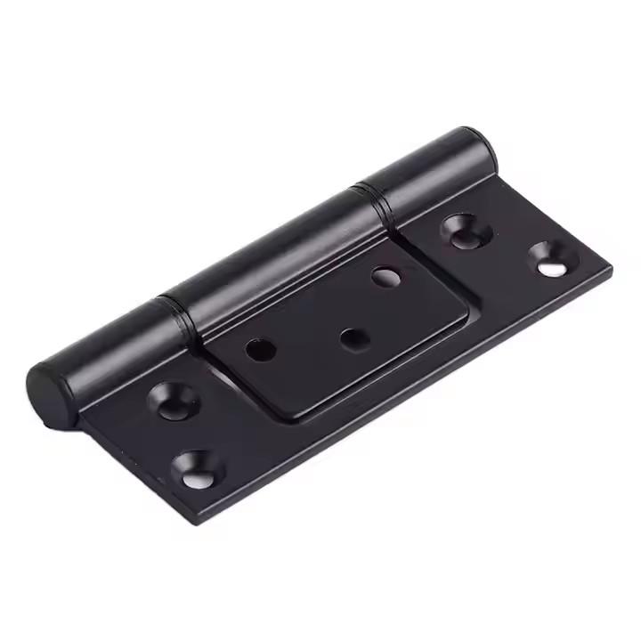 Modern American Hole Flat Hinges Stainless Steel Wooden Door Hinges Inner Double Bearings Brass Bathroom Use