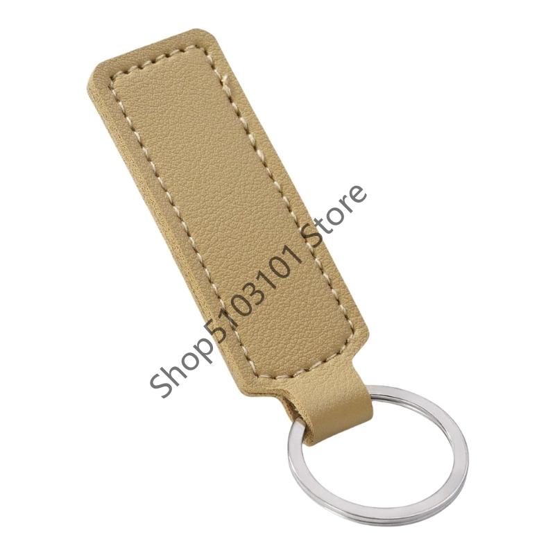 X6HE Anti Scratch Keychain Organizers Lightweight PU Leather Construction For Drivers Cyclists Daily Commute Cycling