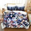 Anime Game Arknights Bedding Set Boys Girls Twin Queen Size Duvet Cover Pillowcase Bed Kids Adult Fashion Home Textileextile Tool