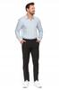 Men's Cotton Pants Classic Chinos Pockets Elegant MORAJ 31 BLACK