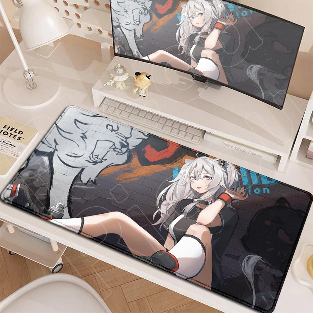E-sport Game Large Non-slip Mouse Pad Washable Anime Desktop Carpet Hololive Kawaii Girl Shishiro Botan Mauspad Rubber Table Mat