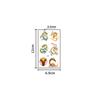 Waterproof 10 Sheets For Women Men Fake Tattoos Fake Tattoo Body Art Arm Chinese Dragon Temporary Tattoo  Accessories