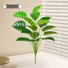 Small Monstera Artificial Plant for Indoor Decor - Potted Decoration for Offices, Living Rooms, and Desktops