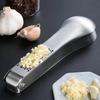 Stainless Steel Garlic Press Crusher Manual Squeezes Tool Kitchen Cooking Tools