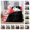 Gangsta Anime Nicolas Brown Print Soft Flannel Throw Blanket Lightweight Warm Sofa Couch Bed Home Decor Cover