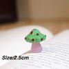 Mushroom Family Handmade Glass Ornaments Cute Mushroom Glaze Figurine Mini Car Decorations Creative Holiday Gifts Wholesales New