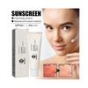 3 Stück SPF50+ Feuchtigkeitsspendende Reis-Probiotika Sonnencreme Hautschutz Erfrischendes Make-up Sonnencreme Creme UV-Beständigkeit Gesichts-Sonnencreme