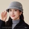 Women's Hat Fleece Warm Wool Basin Hat Casual Elegant Top Hat Autumn and Winter Bucket Hat