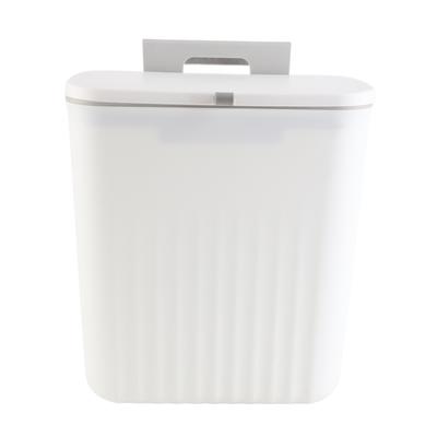 Contenedor de Basura de Pared de Gran Capacidad Colgante Cubo de Basura Pequeño Cesto de Basura con Tapa para Baño