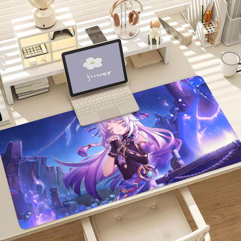 Game Genshin Impact Citlali Mouse Pad Anti Slip Rubber Edge Locked Thickened Laptop Gaming Desk Mat