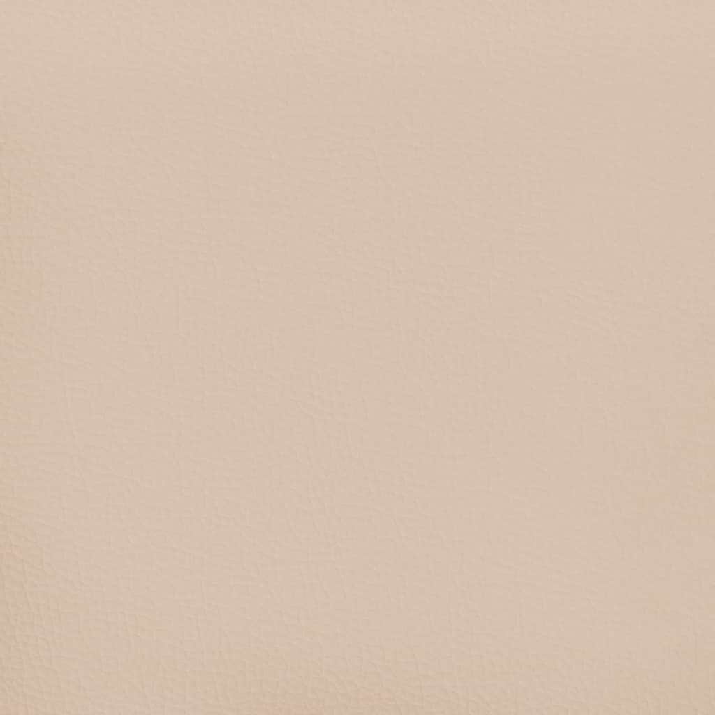 Vidaxl Rama Łóżka Z Zagłówkiem Bez Materaca, Cappuccino, 140X190 Cm