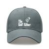 [Golf Dad Hat] The Golf Father Print Polyester Adjustable Breathable Casual Outdoor Sports Baseball Cap For Golf Lovers Men Women