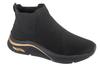 Arch Fit S-Miles - Sock Walk, Womens Black Sports Shoes