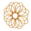 Wall Hanging Rattan Decor 42cm Exquisite Woven Retro Rattan Flower Wall Hanging Art for Living Room
