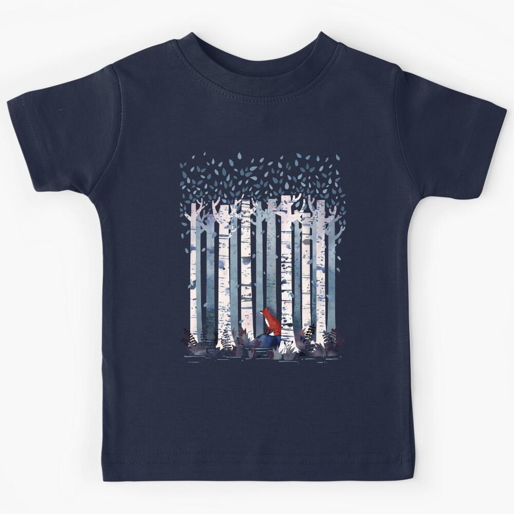 The Birches (in Blue) Kids T-Shirt 110