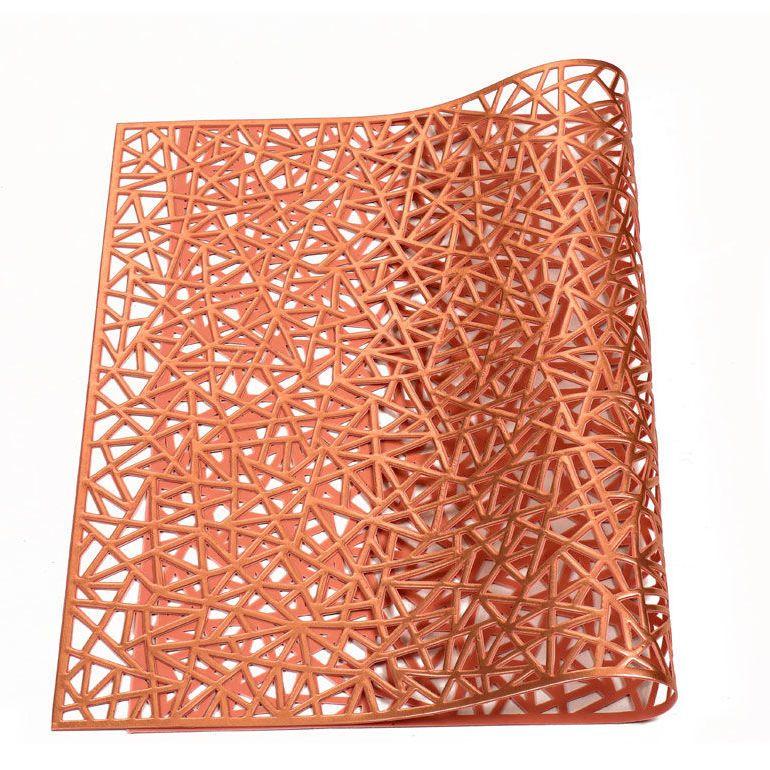 Table Mat Heat-resistant and Heat-resistant Home Decoration Mat Dining Table Bowl Mat Cup Mat Rectangular PVC