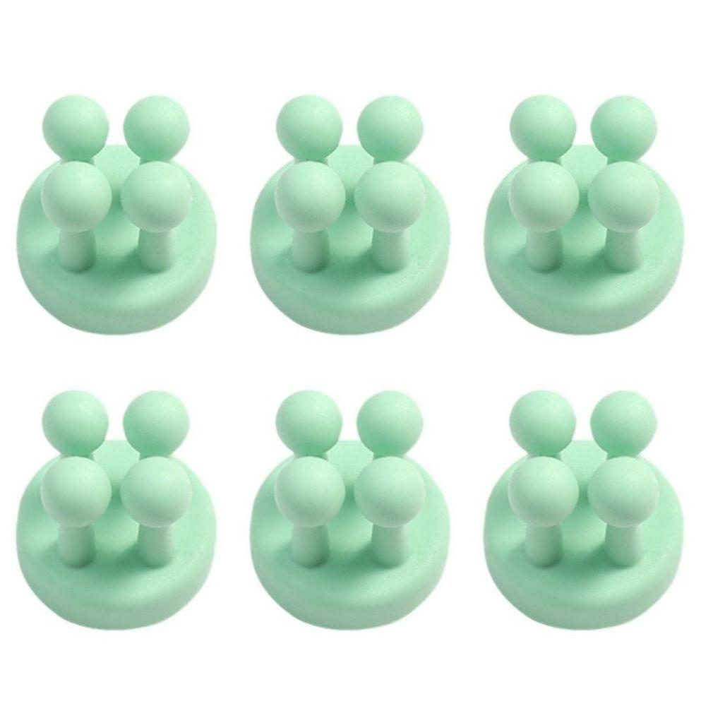 Self Adhesive Silicone Hook Bathroom Razor Holder Storage Hook Wall Shaving Shaver Shelf Toothbrush Holders Organization