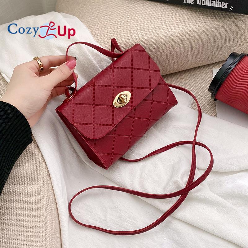 Cozy Up Lingge Bag Embossed Mobile Phone Bag, Portable Small Bag, Mini Women's Bag