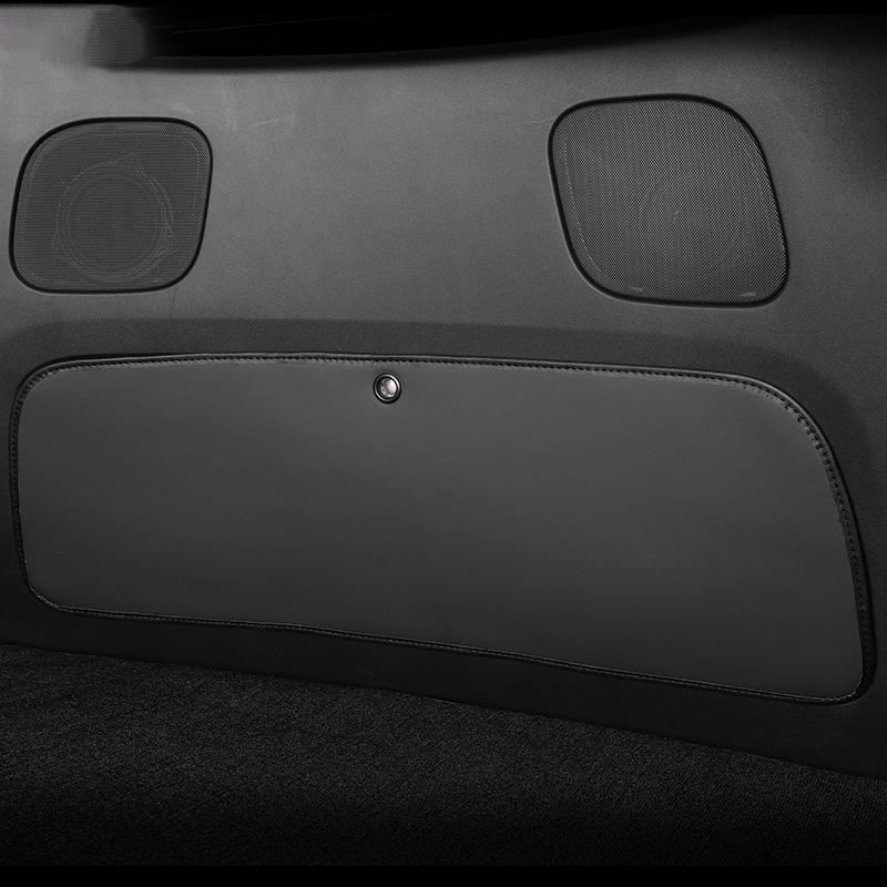 For Tesla Model Y Rear Seat Backrest Protection Pad Car Trunk Mat Rear Seat Accessories Interior Styling
