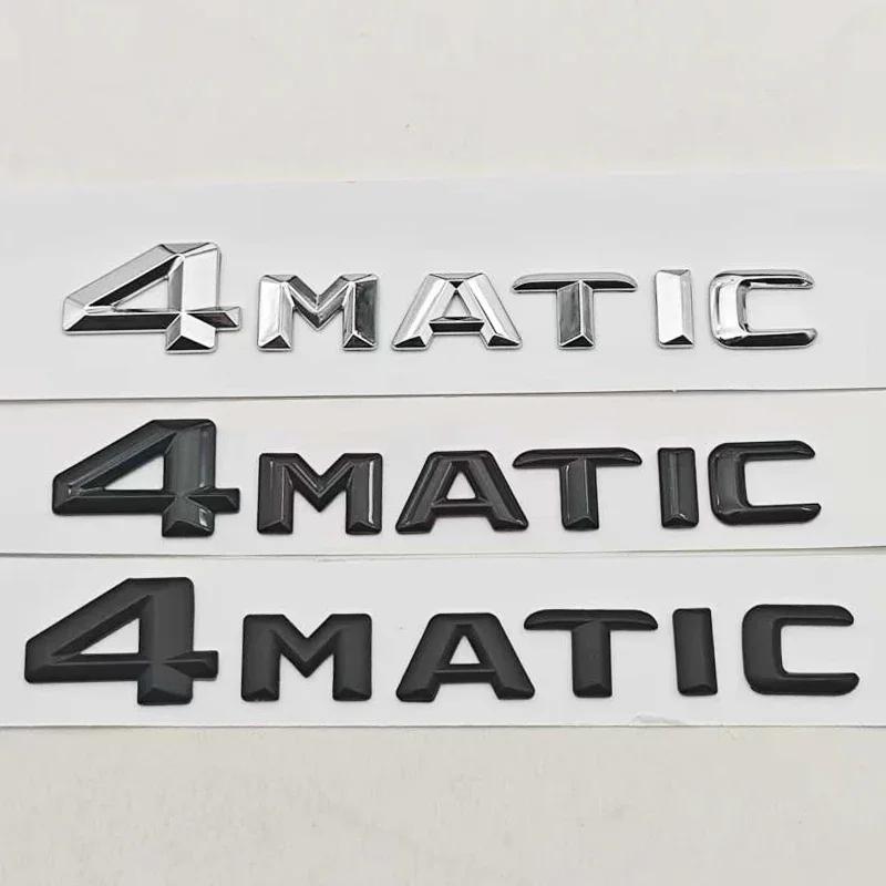 3D ABS Car Letters 4MATIC 4 MATIC Badge Sticker Rear Trunk Badge Emblem For Mercedes Benz C E G S GLC GLS Class AMG Accessories qqq1