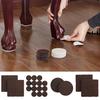 Self Adhesive Felt Chair Leg Protectors Chair Pad Furniture Feet Mute Chair Stoppers Anti-Slip Pad Round Table Foot Caps for Leg