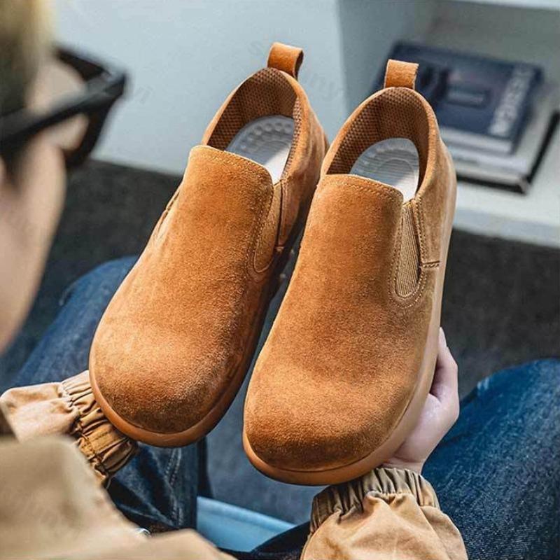 Fashion Men's Casual Shoes 2025 Spring Non Slip Breathable Slip on Loafer Shoes Fashion Trend Comfortable Low Top Shallow Mouth Sneakers