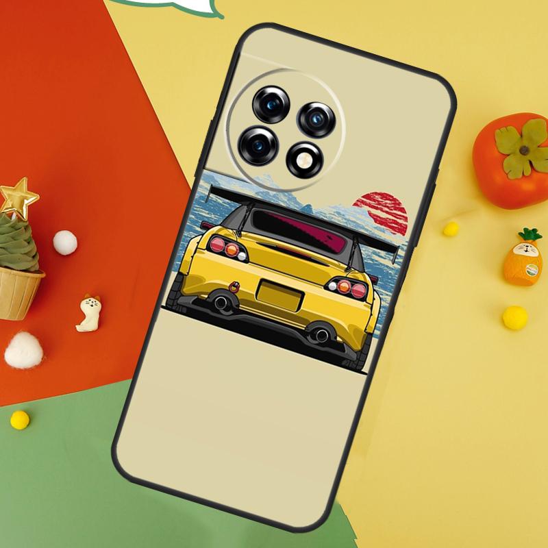 Japan JDM Car For OnePlus 11 12 8 9 10 Pro 8T 9R 10R 10T Case For OnePlus Nord 2 2T CE 3 Lite N100 N200