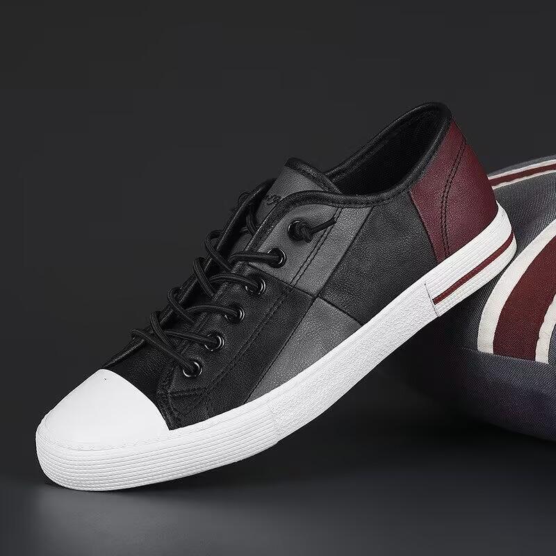New Men's Flat Casual Shoes Handmade PU Leather Comfortable Loafers Outdoor Men Shoes Breathable Men Moccasins Men's Sneakers