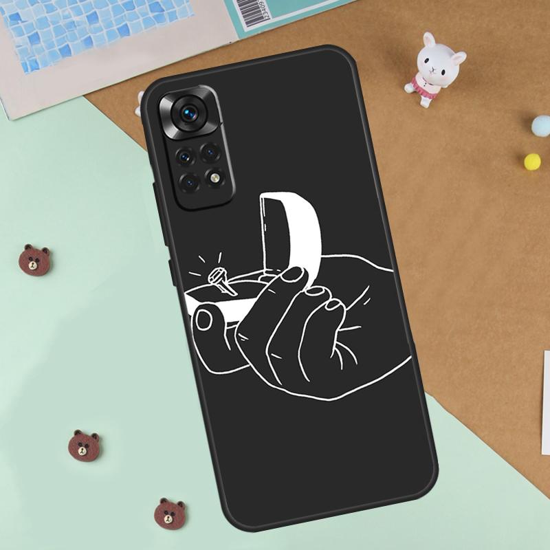 Cartoon Couple Love Boy Girl Case For Xiaomi Redmi 14C 10C 12C 13C Cover For Redmi Note 14 Pro 13 9 10 11 12 10S 11S 12S