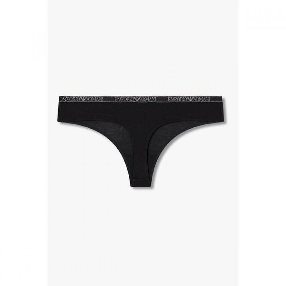 Emporio Armani Women S Metallic Banding Rayon Thong  0825310507 