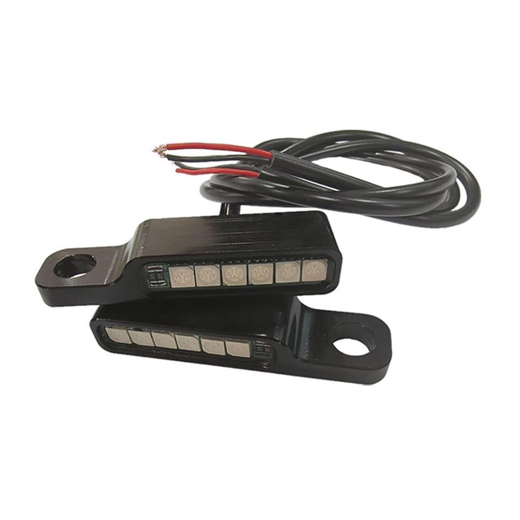 Energy Efficient LED Motorcycle Indicator Lamp High Visibility Turn Signals Waterproof High Efficiency with Long Cable