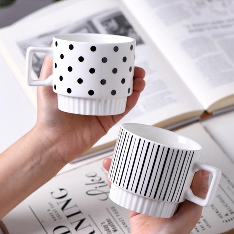 Einfache Keramik Becher Kaffee Tasse Milch Tee Tasse Frühstück Becher Drink Mark Tasse Wasser Tasse Haushalt Liefert Geschenke