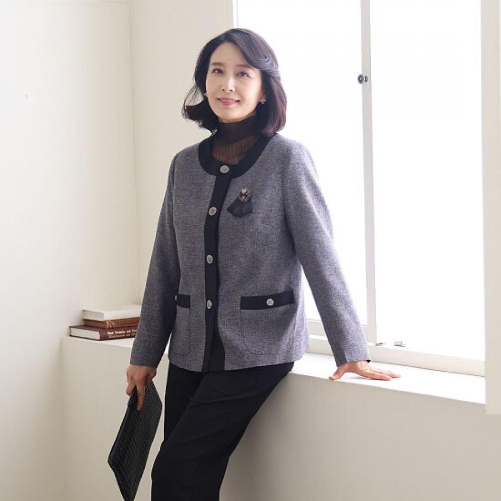 Shiz Madam Women S Mono Color Combi Jacket J31791