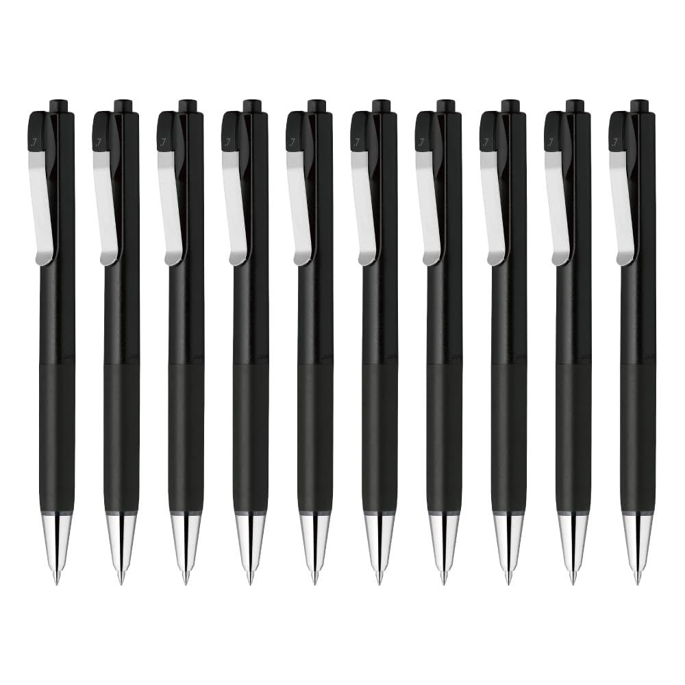 

Zebra Oil-Based Ballpoint Pens, Blen-U 0.7mm [All 3 Colors] Black Ink, Pack of 10 чорний