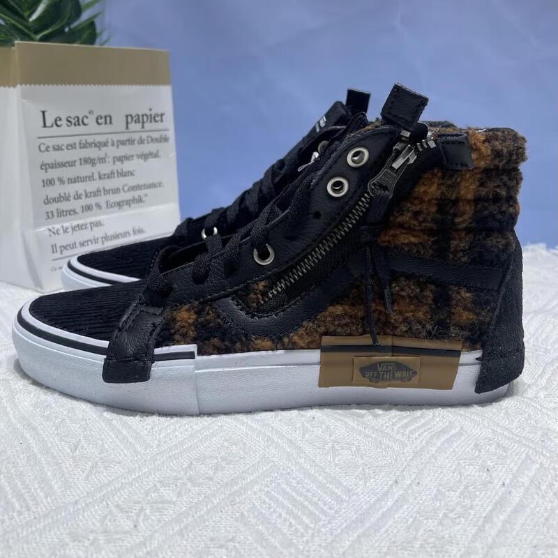 

Кепка Vans Высокие кеды для скейтбординга Reconstructed Sherpa Tiger Stripe 41