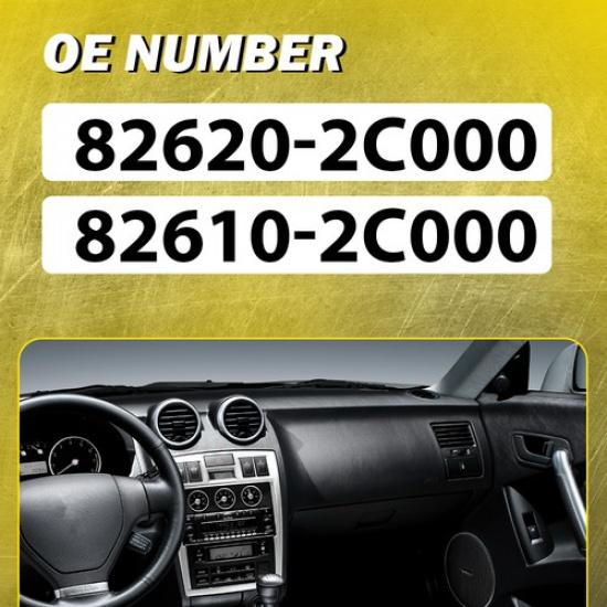 For Hyundai 2PCS 2003-2008 Left Front/Rear Tiburon Right Ide Set Door Handle