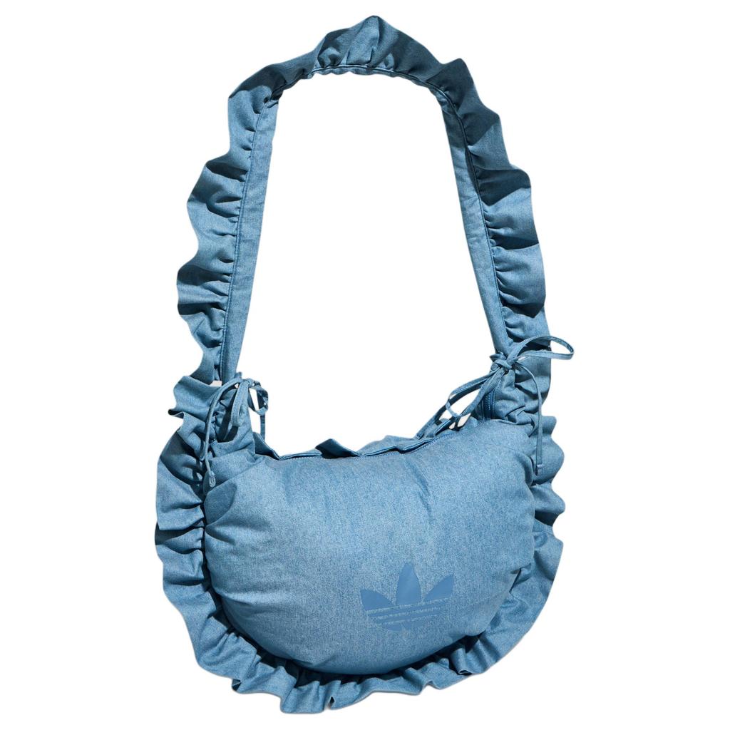 Adidas Originals RUFFLE Twill Handbag, Crossbody Bag Large Women's Lig