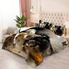 Horse Print Bedding Set, Black And White Horse Bed Linen Set, Western Farm Animal Print Duvet Cover Set, 3D Horse Pattern