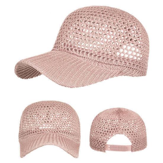 Summer Mesh Baseball Cap for Men Women Curved Brim